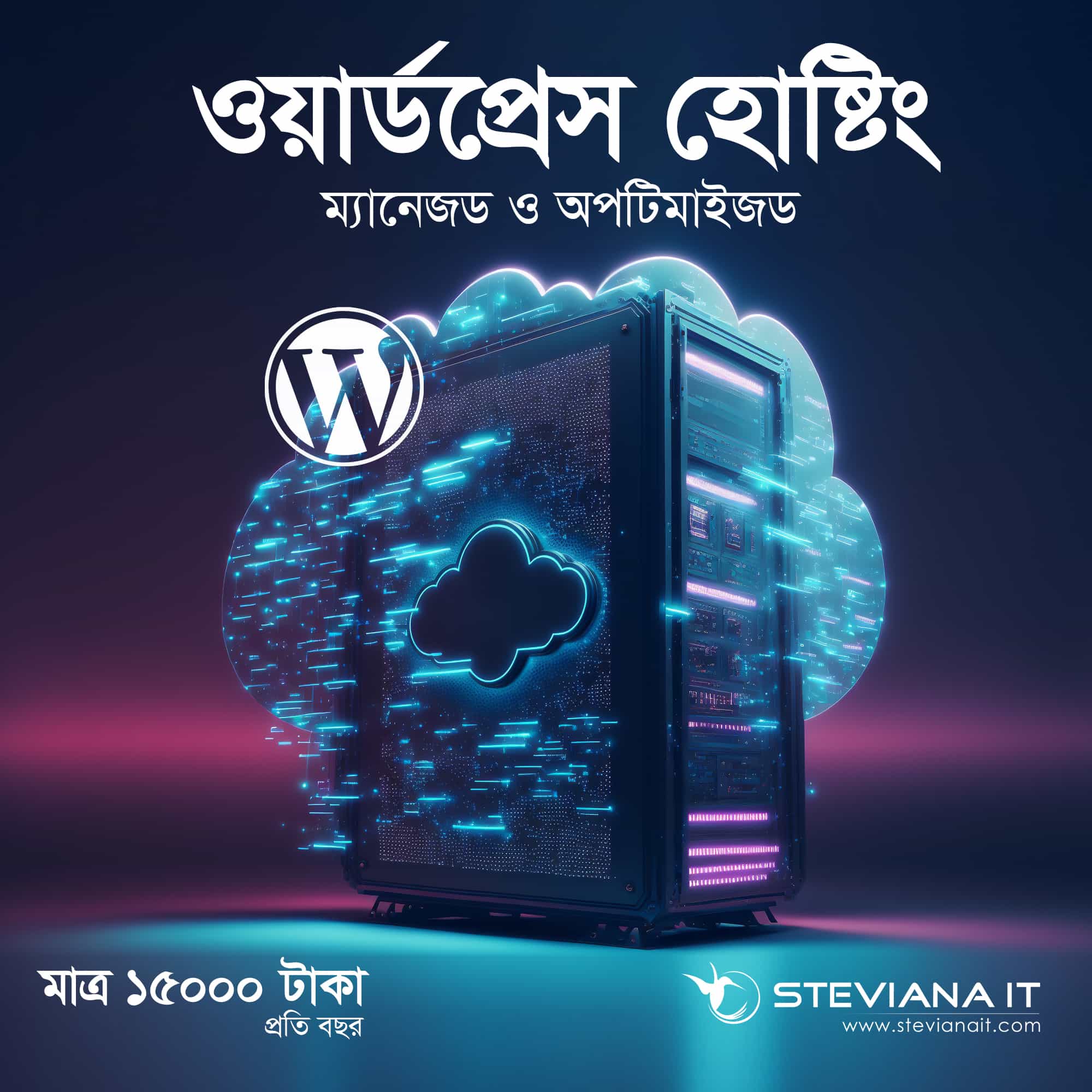 মাঝারি ওয়েবসাইটের জন্য ম্যানেজড হোস্টিং ৫০ জিবি স্পেস সহ